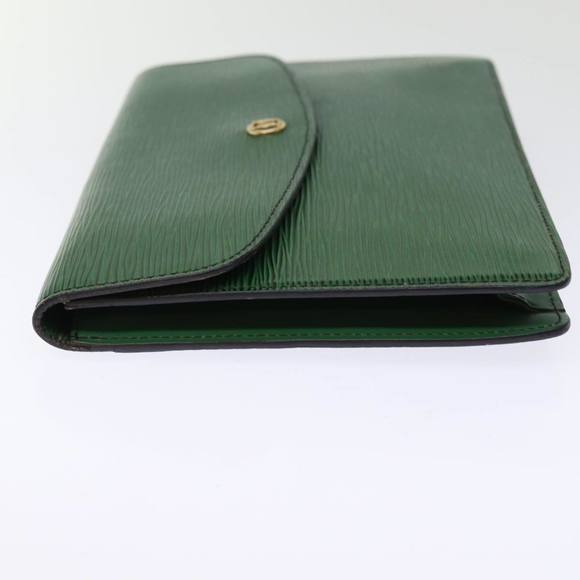 LOUIS VUITTON Epi Montaigne 27 Clutch Bag Green M52654 LV Auth 74313 - Picture 3 of 16